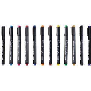 Lot de 12 marqueurs de stylos de couleur à pointe fine et stylo Fineliner pour planificateur, <span class=keywords><strong>dessin</strong></span> artistique, prise de notes et calendrier-emballé en vrac - Product Image 1
