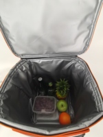Bâche pliable personnalisée sac isotherme isotherme décontracté chariot de pique-nique roulant avec PVC et doublure en feuille d'aluminium nourriture shopping voyage