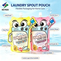 Pochette souple personnalisée avec bec verseur pour savon liquide PE, savon à lessive et produits cosmétiques, idéale pour usage chimique