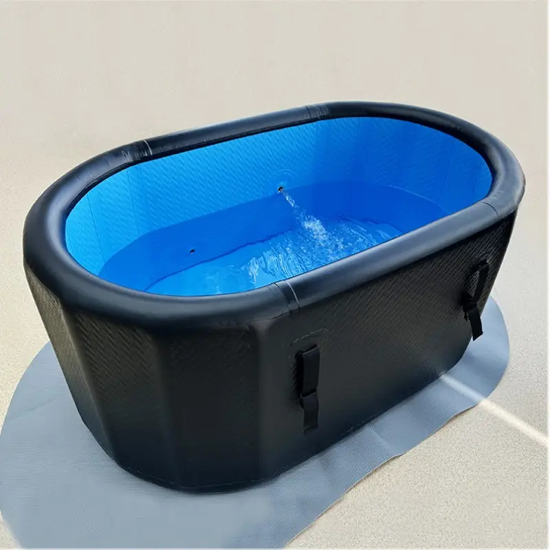Ngoài trời bồn tắm Inflatable icebath thể thao phục hồi dwf Drop Stitch lạnh Plunge bồn tắm di động icebath cho người lớn