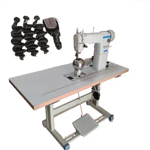 High Post Single Needle Lockstitch Wig Sewing Machine Price Used Industrial Sewing Machine for Leather