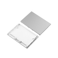 Forme carrée grande taille surface suspendue sol mur plafond montage aluminium canal LED bande profil 102*70mm