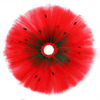 Costume personnalisé pour nouveau-né de fille gâteau aux fraises enfant en bas âge robe de bal Tutu pour Halloween pour premier anniversaire couche moelleuse
