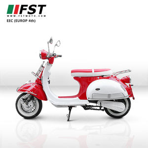 中国工厂直接电动摩托车45kmh电池可拆卸eec coc moto lectrique adulte复古电动滑板车 - Product Image 3