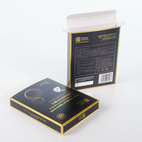 Boîtes rigides en papier plat avec laminage mat pour l'emballage de produits cosmétiques, de soins des cils, des yeux, de la peau et des masques faciaux