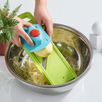 Mandoline Snijder 1.7mm Julienne Handmatige Groentesnijder Veiligheidshouder Keukenhulpje