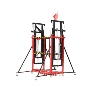छोटे फोल्डेबल 1-10 मीटर इलेक्ट्रिक मचान लिफ्ट प्लेटफॉर्म 110 वी मोबाइल इलेक्ट्रिक लिफ्टिंग मचान - Product Image 2