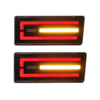 Accesorios para Auto YBJ, Reflector de Esquina, Luz Trasera de Freno para Landcruiser LC71/LC76/LC79 2022, Luz LED Roja para Parachoques Trasero de SUV, 12V, Garantía de 12 Meses