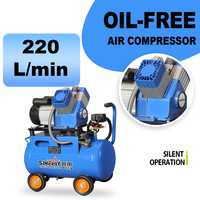 Sinewy Compresseur 70L Portable Industriel Piston Type Moteur Sans Huile Grand Compresseur De Débit D'air Compresseur D'air Pour Peinture