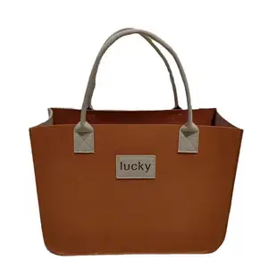 2024 Best Selling High Quality Eco-friendly Recycled Shopping Felt Tote Bag with Logo