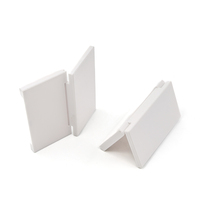 Boîte d'emballage de cils rectangle blanc en plastique avec boucle magnétique