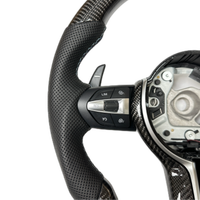 Volant de direction perforé en carbone M Sport Performance pour BMW F10 F20 F30 F02 F32 E60 E70 E92 E60 M3 F80 F90