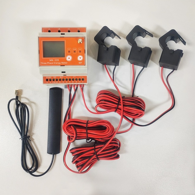 Factory Supply Bidirectional Solar Meter 4G 100A Modbus-RTU RS485 Communication Engineering Dedicated Smart Energy Meter