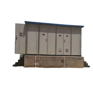 Transformateur monté sur bloc d'alimentation 10kv 1000kva Transformateurs électriques industriels Sous-station compacte en forme de boîte