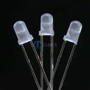 3MM 5MM red-green fog-shaped electrodeless red-purple green dual-color non-polar led bead light emitting diode