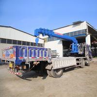 Livraison gratuite Grue montée sur camion sûre et fiable avec une qualité stricte Support de la personnalisation à la demande