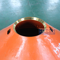 HT-N55208140/1050130813 Revêtement de bol en acier au manganèse Mn18 avec insert en carbure pour concasseur à cône HP200 HP350E, pièces d'usure