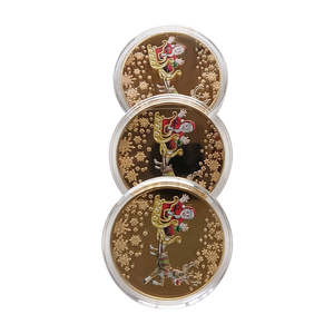 Pièces <span class=keywords><strong>de</strong></span> <span class=keywords><strong>vœux</strong></span> pour le père noël, plaqué or et argent, personnalisées pour le nouvel an <span class=keywords><strong>2023</strong></span> - Product Image 5