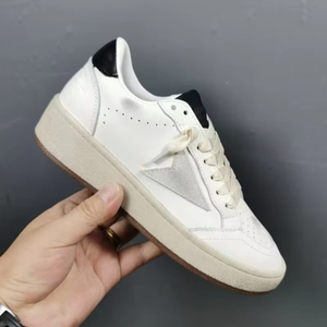 2026 Luxury Designer <b>Shoes</b> Famous Do Old Star Apricot-Colored <b>Height</b>-<b>increasing</b> Cow Leather Upper Genuine Sneaker Couple <b>Shoes</b> - Product Image 5