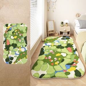 <span class=keywords><strong>Tapis</strong></span> <span class=keywords><strong>de</strong></span> salon moderne et simple, antidérapant, insonorisant, à motif abstrait, ensembles <span class=keywords><strong>de</strong></span> <span class=keywords><strong>tapis</strong></span> pour usage domestique, fabriqué à la machine - Product Image 4