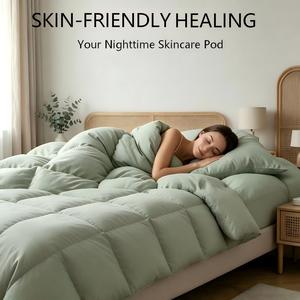 <span class=keywords><strong>Couette</strong></span> nuage douce pour la peau avec minéraux <span class=keywords><strong>de</strong></span> zinc et fibres dérivées d'algues, pour peaux sensibles, respirante et douce - Product Image 1