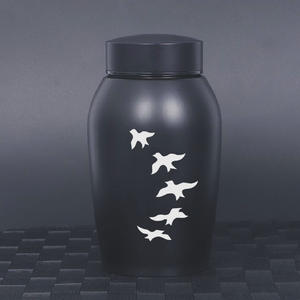 Logotipo impreso con patrón Urna para mascotas de acero inoxidable Tamaños pequeños grandes Sello de metal de protección a prueba de humedad para uso transfronterizo de perros - Product Image 4