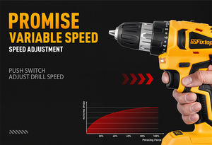 Machine compacte avec moteur sans balai Outil électrique portable pour tournevis et perceuse sans fil à usage domestique - Product Image 2