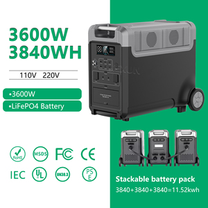 สถานีพลังงานสำรอง LiFePO4 3600W สำหรับใช้งานพลังงานแสงอาทิตย์อย่างยั่งยืน เหมาะสำหรับที่อยู่อาศัย ภายนอกอาคาร และการใช้งานเคลื่อนที่ - Product Image 2