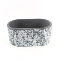 Fournisseur chinois de pots de fleurs en ciment décoratifs pour l'extérieur, faits à la main, écologiques, durables, pour pépinières, en vente