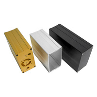 Boîtier personnalisé en alliage d'aluminium 6063 pour électronique, protection IP54, 160x56mm, dissipation thermique EMI, installation de carte de circuit imprimé