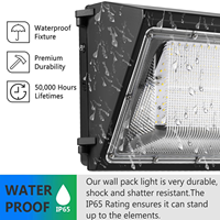Haute qualité lumière du jour LED mur Pack lumière Design moderne lumière extérieure étanche IP65 75W 100W 150W décoration moderne applique murale