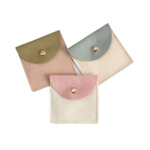 Jewelry Pouch <b>Envelope</b> Bag 8x8cm Fabric Snap Button Ring Packaging Jewelry Storage Pouches - Product Image 5