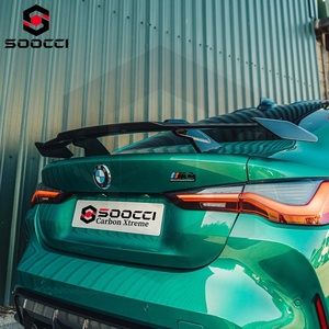 Dry <strong>Carbon</strong> <strong>Fiber</strong> MP Style Rear Wing <strong>Spoiler</strong> for BMW M3 G80 M4 G82 G83 Upgrade Rear Splitter Lip Trunks Diffuser Aerodynamic - Product Image 5