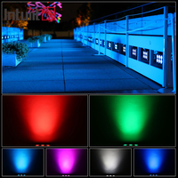 IP65 6x5W RGBW 4 en 1 DMX LED Wash Light Outdoor City Color Arandela de pared arquitectónica Focos de luz de inundación LED