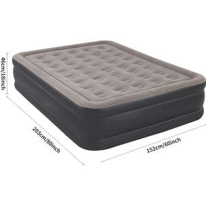 Matelas pneumatique double <span class=keywords><strong>autogonflant</strong></span> pliable à pompe intégrée pour le camping en plein air pour les invités Lits gonflables - Product Image 1