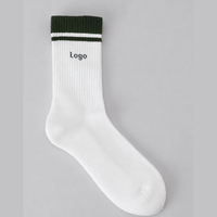 Fabricant de chaussettes de sport personnalisées avec logo, chaussettes de sport en coton, usine directe, logo de marque personnalisé, chaussettes de sport