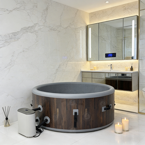 Spa <span class=keywords><strong>gonflable</strong></span> de luxe en PVC durable pour 4 à 6 personnes, pour usage commercial et domestique, avec chauffage - Product Image 1