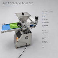 Machine automatique de dépose de bonbons de bureau, 10 buses, 80-150 kg/h, pour bonbons gélifiés, gelée, bonbons mous et durs