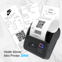 Mini Impresora Térmica Portátil de Recibos y Tickets, Impresora POS para Pequeñas Empresas, Impresora Bluetooth Wifi