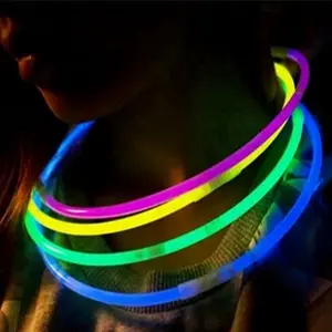 Price cheap night glow stick necklace party for happy and halloween glow necklace