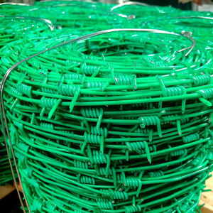Customizable Electric <b>Barbed</b> <b>Wire</b> Fencing Double Strand with Stainless Steel <b>Wire</b> Factory Direct Plastic <b>Barbed</b> <b>Wire</b> - Product Image 1