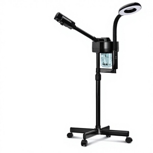 Appareil de soin du visage électrique professionnel 2-en-1 avec pulvérisation d'ions ozone et lampe pour les salons de beauté, traitements d'hydratation - Product Image 1