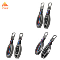 Housse de clé de voiture en alliage de Zinc DM 4 boutons pour Nissan Rogue Altima Maxima Sentra X Trail Patrol Murano Pathfinder Armada Versa