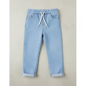 กางเกงยีนส์เด็กทรงตรงเอวกลาง ระบายอากาศได้ดี สีอ่อน 5 กระเป๋า ยี่ห้อ Adrenaline Boys - Product Image 5