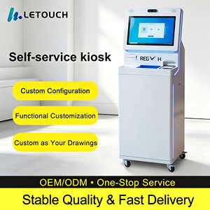 Kiosque en libre-service personnalisé OEM ODM avec écran tactile <span class=keywords><strong>de</strong></span> 21,5 pouces, <span class=keywords><strong>terminal</strong></span> tout-en-<span class=keywords><strong>un</strong></span> avec imprimante/caméra pour hôtel, aéroport, gouvernement - Product Image 1