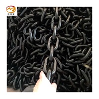 Grade 80 18*54mm Chaîne de levage soudée noire robuste G80 G100 Chaîne de levage en acier allié
