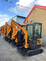 Mini-excavatrice NM-E18 1 tonne, 1,8 tonne, avec flèche pivotante, mini-excavatrice 2 tonnes, accessoire d'excavatrice en promotion avec cabine