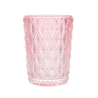Pot de bougeoir en verre de cristal de luxe de vente chaude pour la décoration à la maison bougie élégante faisant l'accessoire