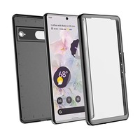 Coque de téléphone de luxe à couverture complète avec protecteur d'écran étanche et antichoc pour Google Pixel 7 Pro