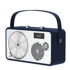 Nouveau design rétro Lecteur <span class=keywords><strong>CD</strong></span> portable rechargeable avec son Hi-Fi - Product Image 4